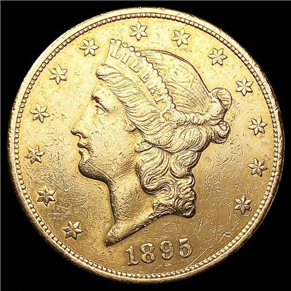 1895-S $20 Gold Double Eagle CLOSELY UNCIRCULATED