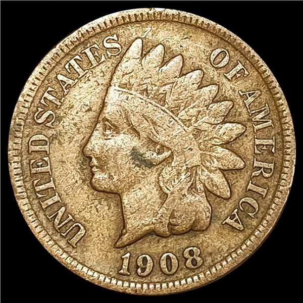 1908-S Indian Head Cent NICELY CIRCULATED