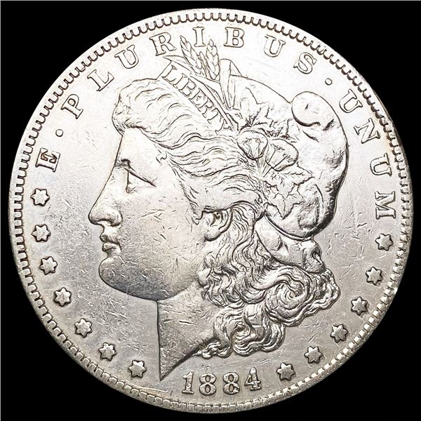 1884-S Morgan Silver Dollar NEARLY UNCIRCULATED