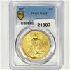 Image 1 : 1922 $20 Gold Double Eagle PCGS MS62