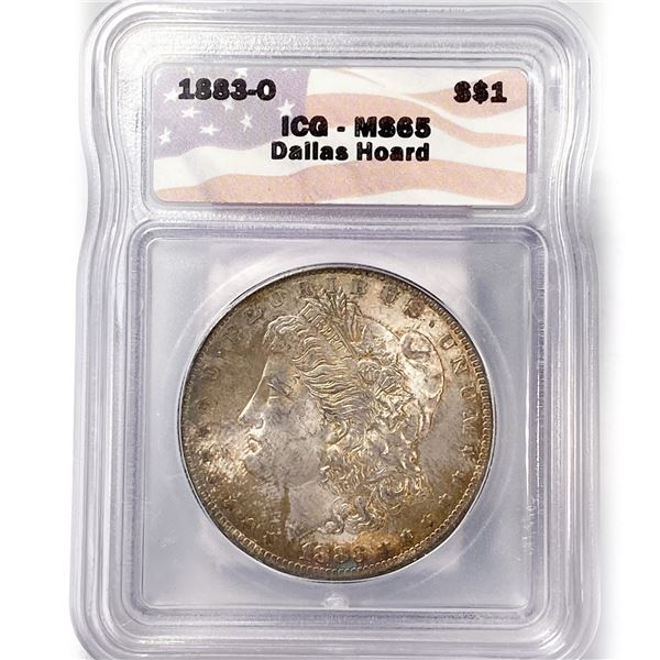 1883-O Morgan Silver Dollar ICG MS65