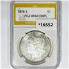 Image 1 : 1878-S Morgan Silver Dollar PGA MS64 DMPL