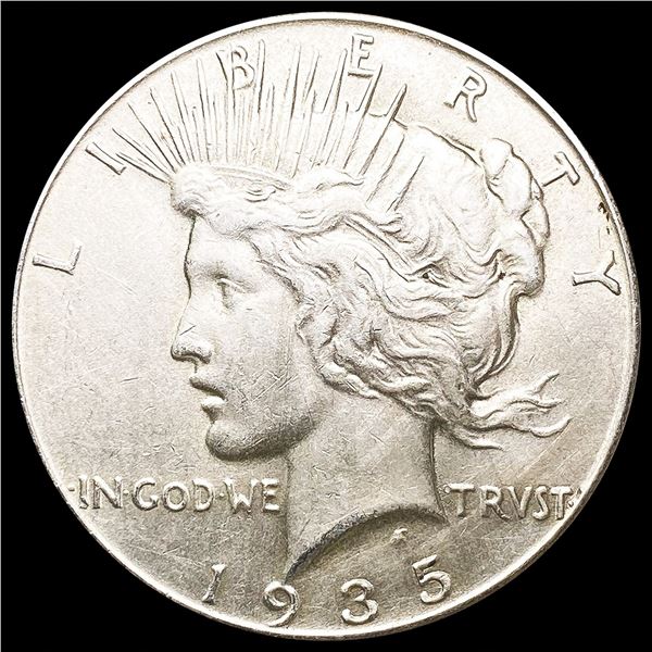 1935 Silver Peace Dollar CLOSELY UNCIRCULATED