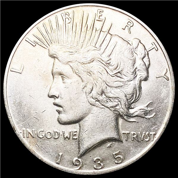 1935-S Silver Peace Dollar CLOSELY UNCIRCULATED