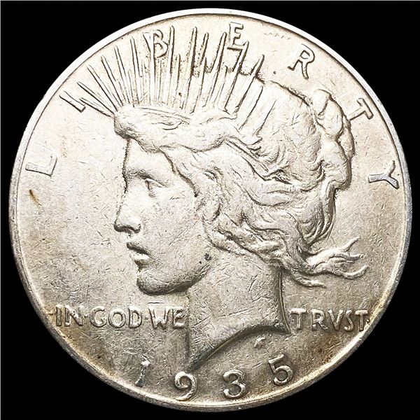 1935-S Silver Peace Dollar LIGHTLY CIRCULATED