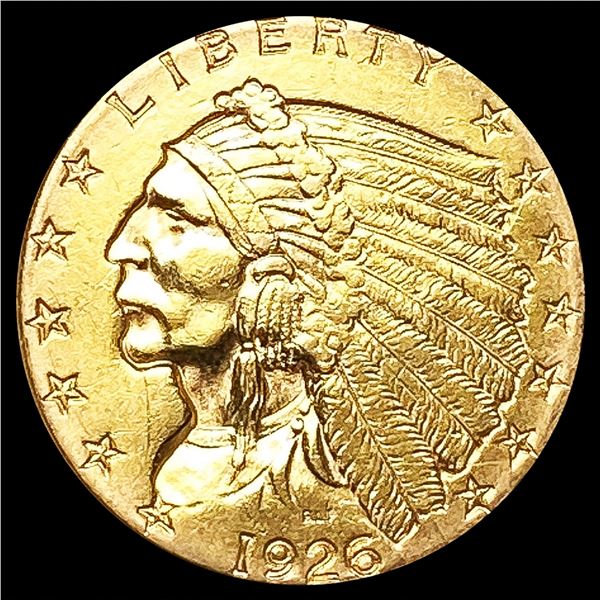 1926 $2.50 Gold Quarter Eagle CLOSE UNC