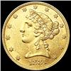 Image 1 : 1881 $5 Gold Half Eagle UNCIRCULATED