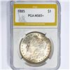 Image 1 : 1885 Morgan Silver Dollar PGA MS65+