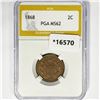 Image 1 : 1868 Two Cent Piece PGA MS62