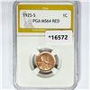 Image 1 : 1925-S Wheat Cent PGA MS64 RED
