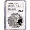 Image 1 : 1993-P American Silver Eagle NGC PF69 UC