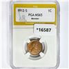 Image 1 : 1912 Wheat Cent PGA MS65 Monster
