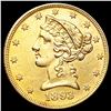 Image 1 : 1893 $5 Gold Half Eagle UNCIRCULATED