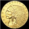 Image 1 : 1913 $2.50 Gold Quarter Eagle UNCIRCULATED