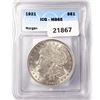 Image 1 : 1921 Morgan Silver Dollar ICG MS65