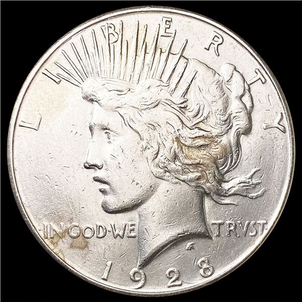 1928-S Silver Peace Dollar LIGHTLY CIRCULATED