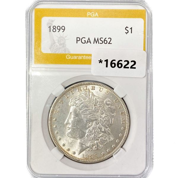 1899 Morgan Silver Dollar PGA MS62
