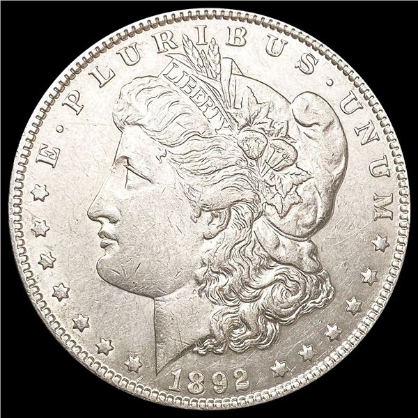 1892 Morgan Silver Dollar CLOSELY UNCIRCULATED