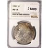 Image 1 : 1888 Morgan Silver Dollar NGC MS63