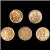 Image 1 : (5) Wheat Cents ((2) 1909 VDB, 1910, 1920-D, 1926