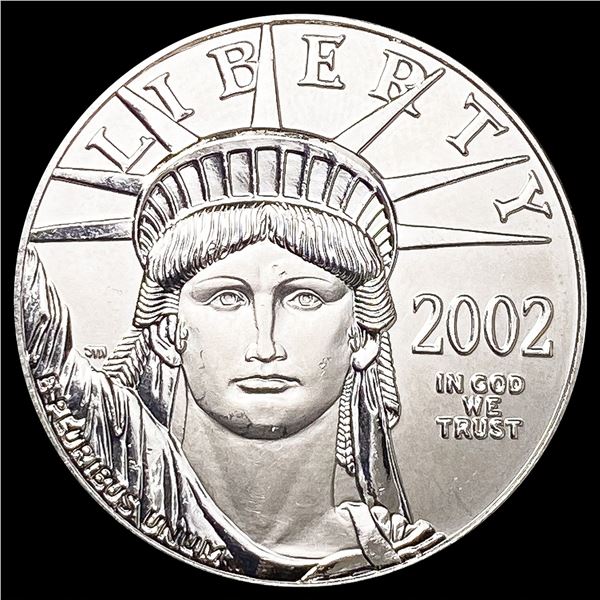 2002 1oz Platinum Liberty $100 UNCIRCULATED