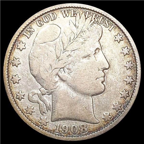 1908-O Barber Half Dollar NICELY CIRCULATED