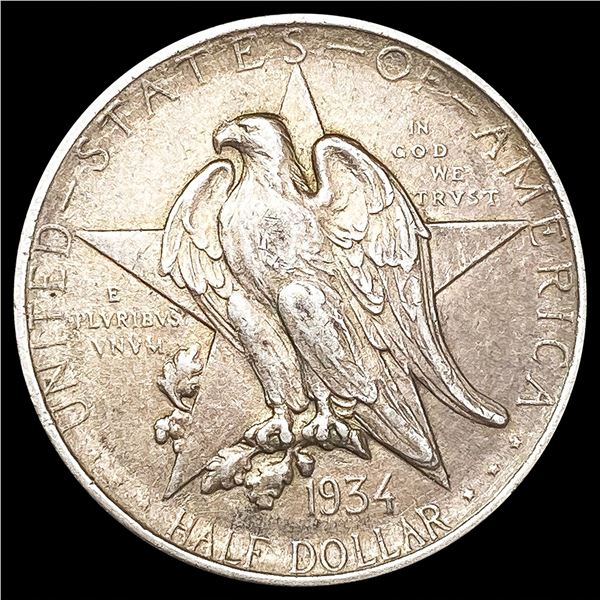 1934 Texas Half Dollar CLOSELY UNCIRCULATED