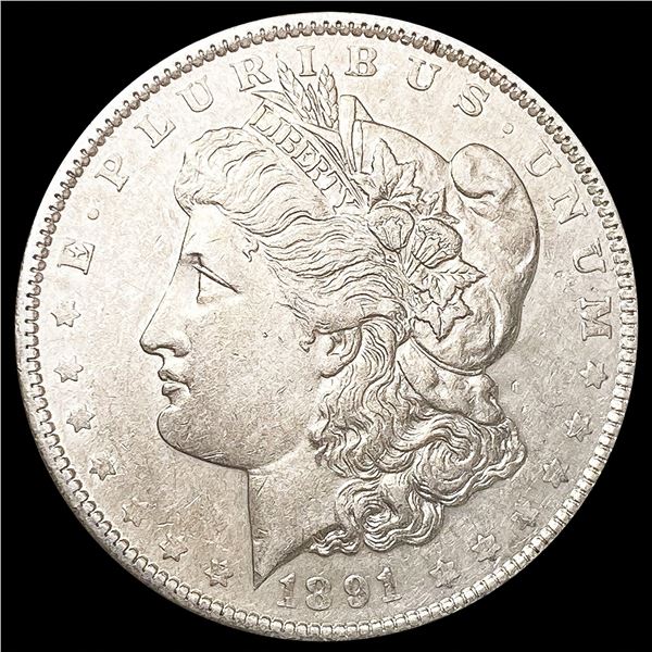 1891-O Morgan Silver Dollar CLOSELY UNCIRCULATED