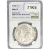 Image 1 : 1900 Morgan Silver Dollar NGC MS65