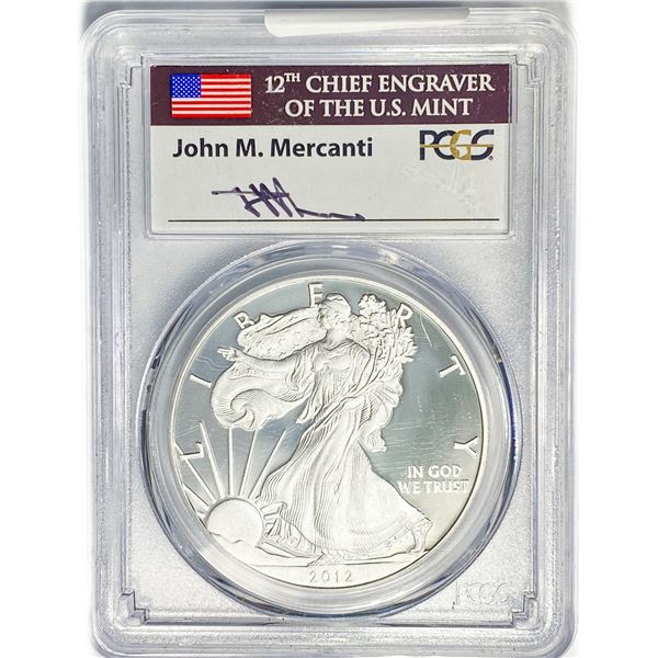 2012-W ASE Mercanti Signed PCGS PR70 DCAM