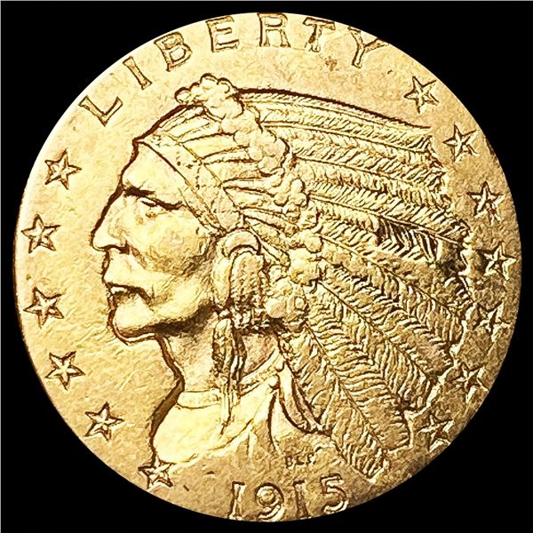 1915 $2.50 Gold Quarter Eagle CLOSE UNC