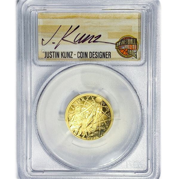 2020-W $5 Gold Kunz HOF PCGS PR70 DCAM