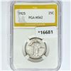 Image 1 : 1925 Standing Liberty Quarter PGA MS62