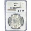 Image 1 : 1886 Morgan Silver Dollar NGC MS62
