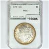 Image 1 : 1878-CC Morgan Silver Dollar PCI MS63