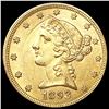 Image 1 : 1893-O $5 Gold Half Eagle HIGH GRADE