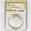 Image 1 : 1878 7/8TF Morgan Silver Dollar PGA MS63 PL