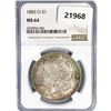 Image 1 : 1883-O Morgan Silver Dollar NGC MS64