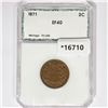 Image 1 : 1871 Two Cent Piece PCI EF40
