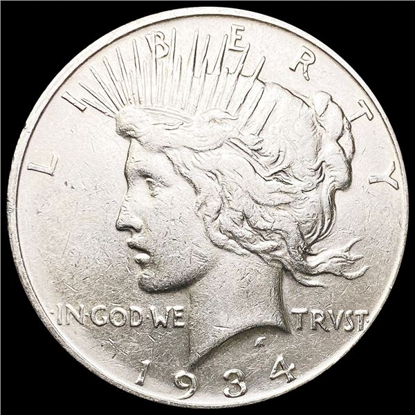 1934-D Silver Peace Dollar LIGHTLY CIRCULATED