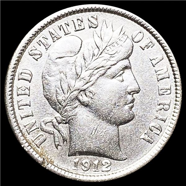 1912 Barber Dime UNCIRCULATED