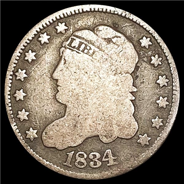 1834 Capped Bust Half Dime NICELY CIRCULATED
