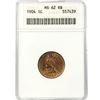 Image 1 : 1904 Indian Head Cent ANACS MS62 RB