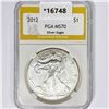 Image 1 : 2012 American Silver Eagle PGA MS70