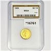 Image 1 : 1909 $2.50 Gold Quarter Eagle NGS MS64