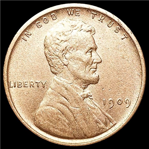 1909 VDB Wheat Cent CLOSELY UNCIRCULATED