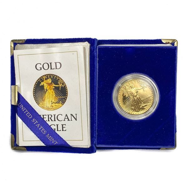 1986-W 1oz Gold $50 Eagle