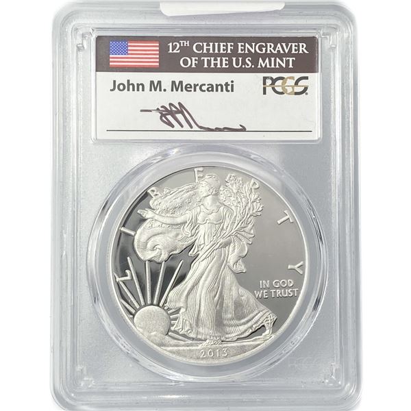 2013-W ASE Mercanti Signed PCGS PR70 DCAM