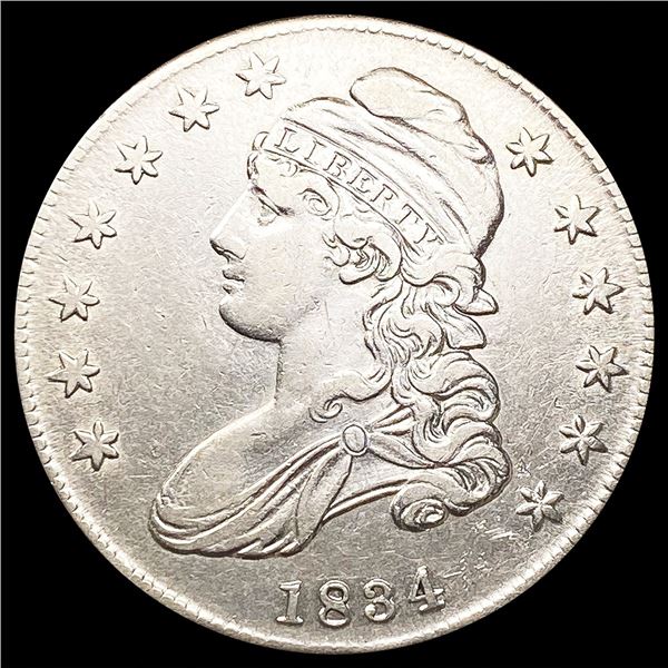 1834 Capped Bust Half Dollar NEARLY UNCIRCULATED