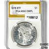Image 1 : 1878 8TF Morgan Silver Dollar PGA MS63 DMPL